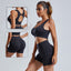 2-Piece Seamless Yoga Set | Women’s High-Waist Shorts & Vest Tracksuit