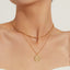 Women’s Double-Layer Cross Pendant Necklace | Trendy Temperament Jewelry