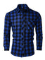 Men’s Printed Slim-Fit Lapel Shirt | Casual Short-Sleeve Button-Down