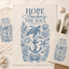 Hope Anchors the Soul PNG File | Coastal Faith Shirt Design