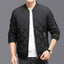Men's Quilted Bomber Jacket – Lightweight, Windproof Puffer Outerwear