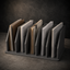 Minimalist Document Organizer STL File – Desk File Holder 3D Print