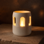 Modern Ribbed LED Lantern STL File – Arched Window Candle Holder for 3D Printing