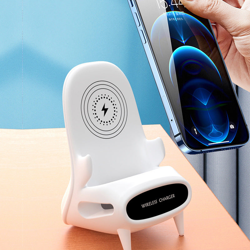 Mini Chair Wireless Charger | 10W Fast Charging Phone Stand Gift