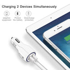 Quick Charge 3.0 Car Charger – Dual USB Fast Charging Adapter (36W)