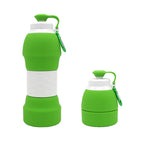 Portable Silicone Folding Water Bottle | 580 ml Travel & Outdoor Bottle