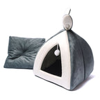 Cat House Villa Pet Bed – Cozy Cave Kennel for Small Dogs & Cats