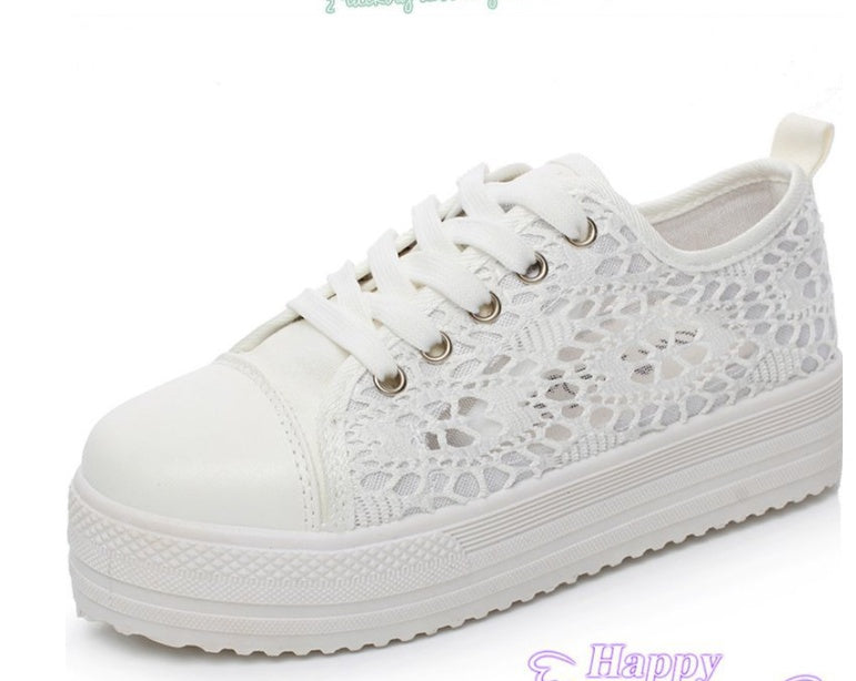 Women’s Canvas Daddy Shoes | Retro Platform Casual Sneakers Secundaire afbeelding