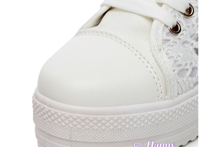 Women’s Canvas Daddy Shoes | Retro Platform Casual Sneakers