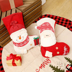 Knitted Christmas Stocking (Large) | Fireplace Decor Gift Bag