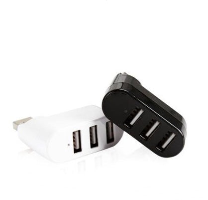 Portable 4-Port USB Hub Splitter – Multi-Port Charger and Data Adapter