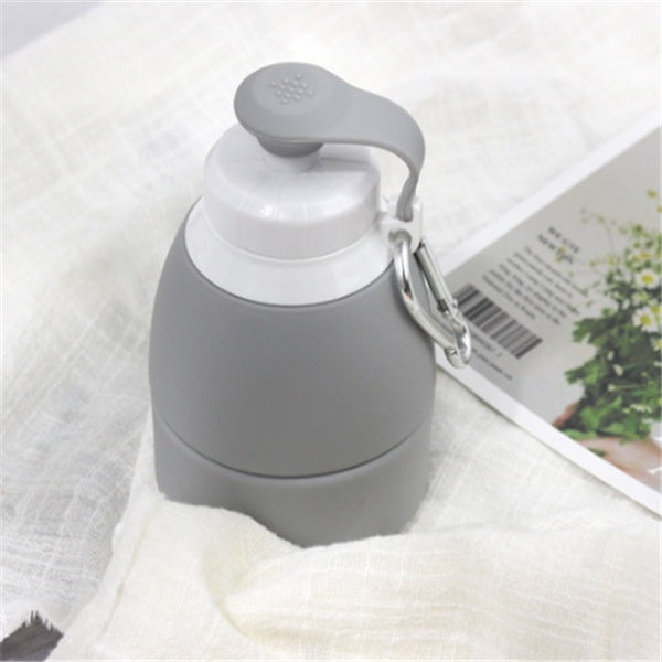 Portable Silicone Folding Water Bottle | 580 ml Travel & Outdoor Bottle