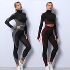 Women’s Seamless 3-Piece Yoga Set | Top, Bra & Leggings
