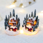 Christmas Resin House Ornament | Mini Festive Home Décor Gift