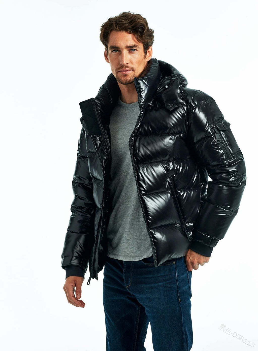 Classic Couple Short Warm Jacket | Men's Winter Padded Zip Coat