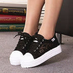 Women’s Canvas Daddy Shoes | Retro Platform Casual Sneakers
