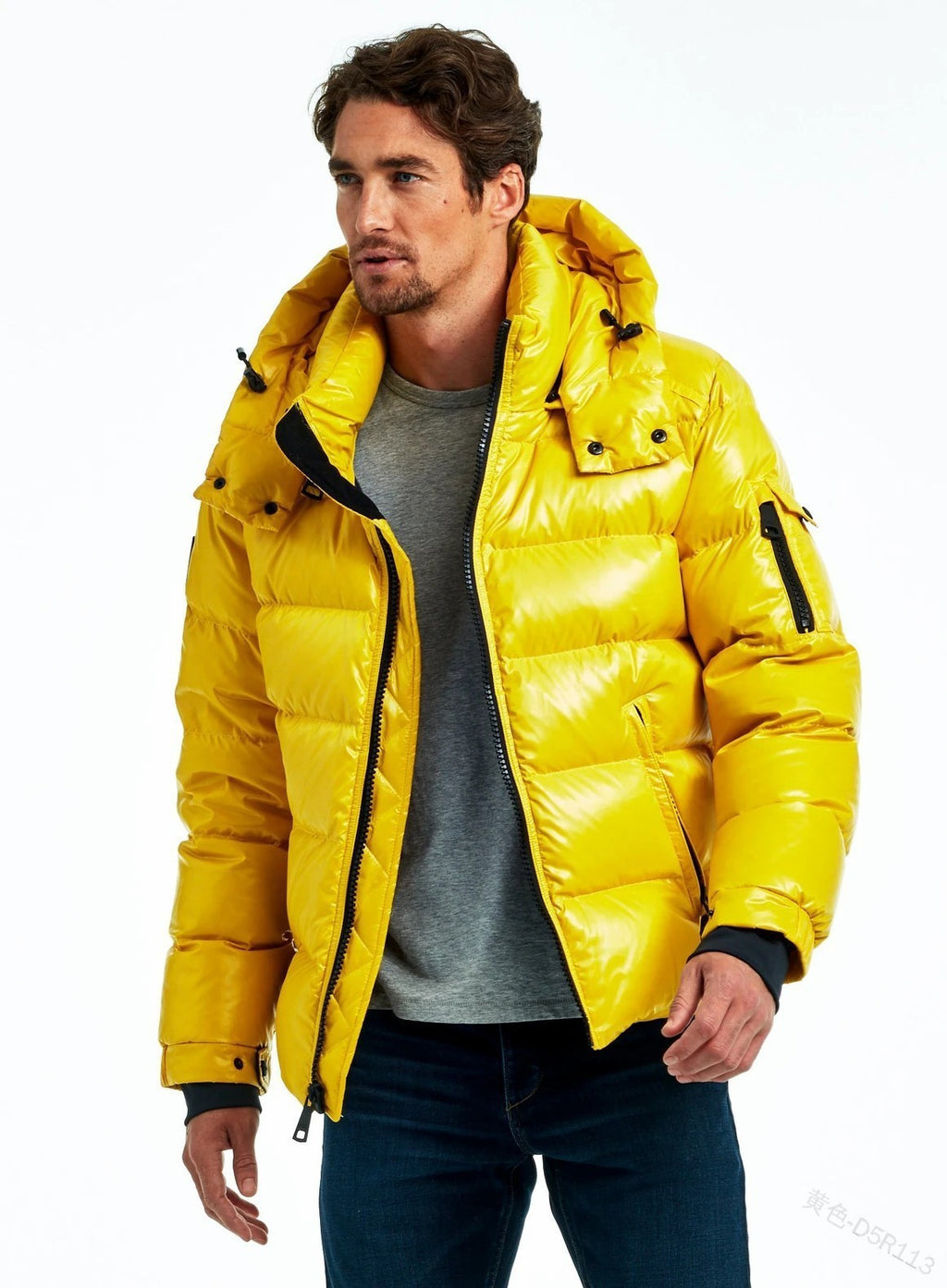 Classic Couple Short Warm Jacket | Men's Winter Padded Zip Coat