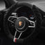 Universal 38 cm Plush Steering Wheel Cover | Winter “Footprint” Car Interior Upgrade