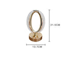 Modern LED Crystal Touch Lamp – Star Light Gold Rechargeable