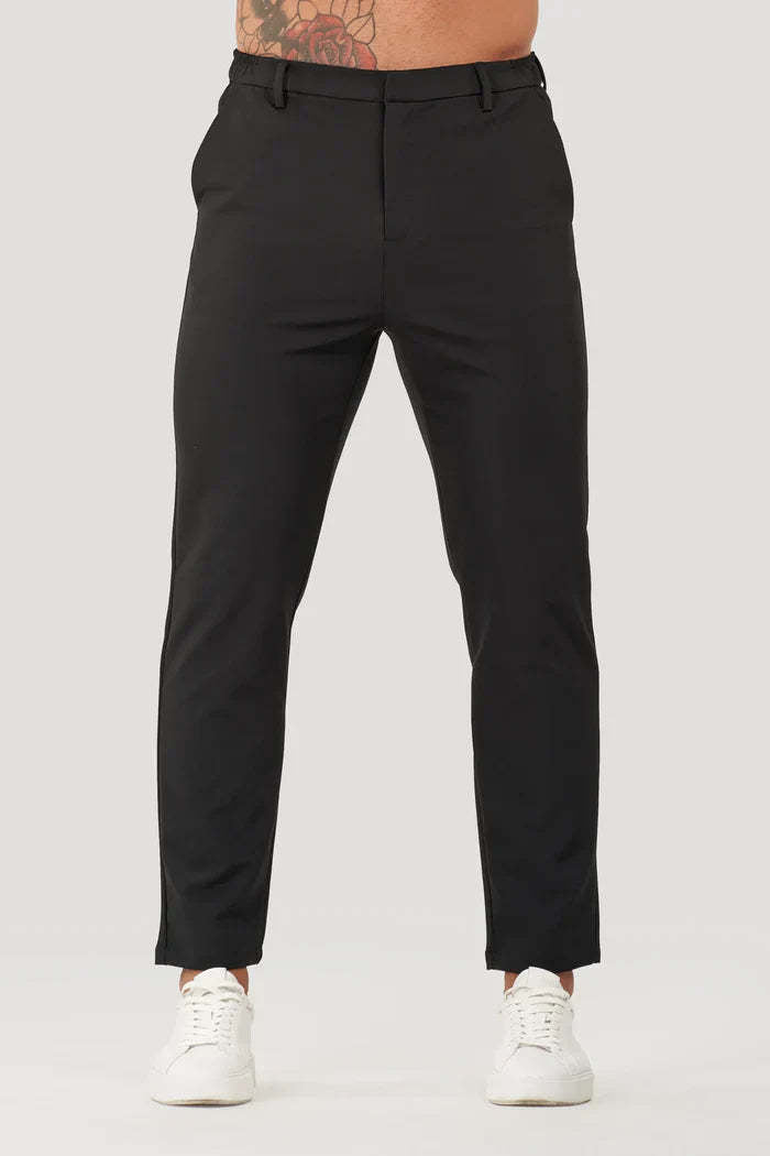 Men’s Solid Color Business Casual Trousers | All-Match