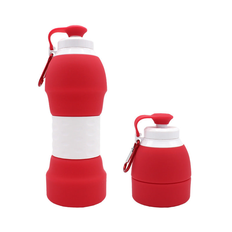 Portable Silicone Folding Water Bottle | 580 ml Travel & Outdoor Bottle