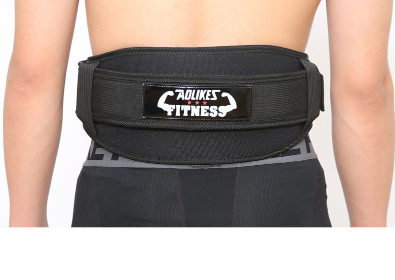 Nylon Weightlifting Belt for Squats & Deadlifts – Adjustable Fitness Support