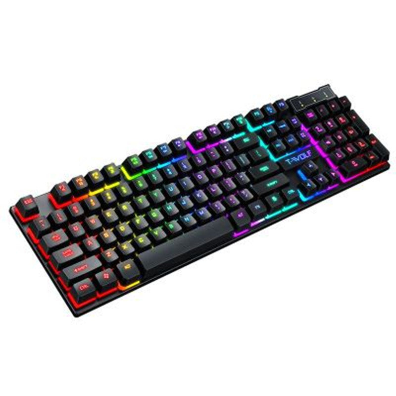 Wired RGB Gaming Keyboard – Mechanical Feel with Multimedia Shortcuts Main image