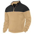 Men’s Fleece-Lined Zip Sweater | Loose Fit, Multicolor