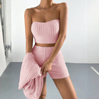 Women’s Brushed Striped 3-Piece Pajama Set | Cozy Lounge & Sleepwear