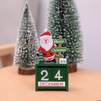 Wooden Christmas Countdown Calendar | Festive Holiday Decorations