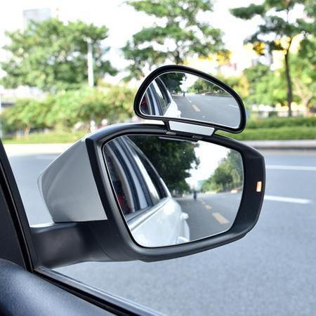Car Rearview Blind Spot Mirror – 360° Adjustable Auxiliary Safety Mirror