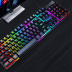 Wired RGB Gaming Keyboard – Mechanical Feel with Multimedia Shortcuts