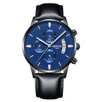 Men's Chronograph Business Watch – Luxury Analog Quartz Waterproof