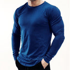 Men’s Quick-Dry Long-Sleeve Training Shirt | Lightweight Loose Fit Sports Top