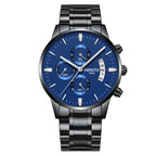 Men's Chronograph Business Watch – Luxury Analog Quartz Waterproof