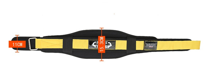 Nylon Weightlifting Belt for Squats & Deadlifts – Adjustable Fitness Support