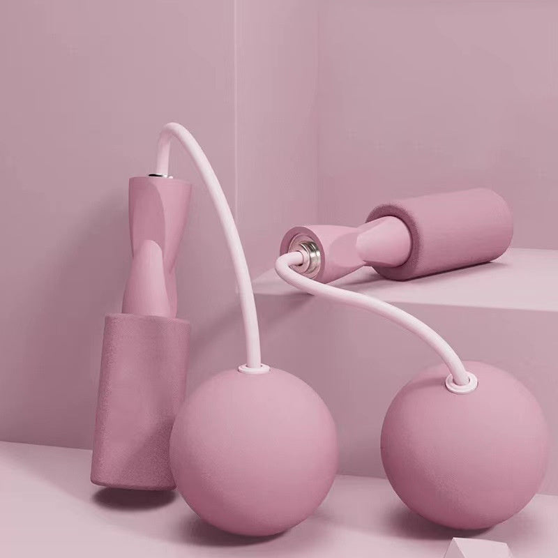 Adjustable Training Jump Rope Set | Fitness Bands & Silicone Handles