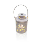 Nordic Christmas LED Lantern – Wrought Iron Small Decorative Candle Light