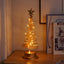 Metal LED Tabletop Christmas Tree Lamp – Indoor Holiday Décor & Night Light