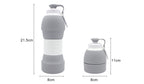 Portable Silicone Folding Water Bottle | 580 ml Travel & Outdoor Bottle