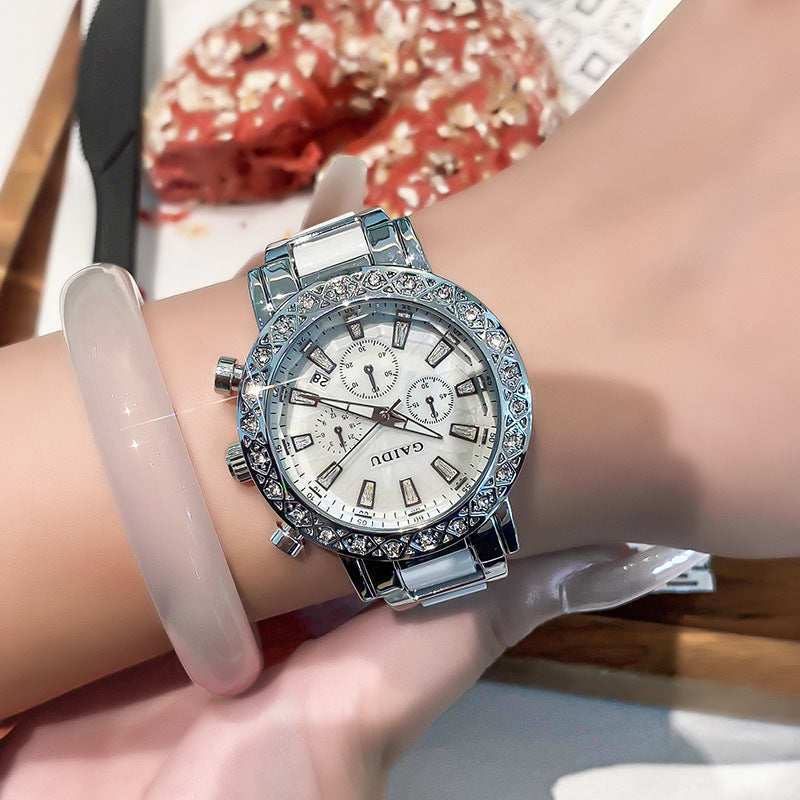 Women’s Waterproof Luminous Fritillary Quartz Watch | Stylish Wrist Timepiece