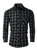 Men’s Printed Slim-Fit Lapel Shirt | Casual Short-Sleeve Button-Down