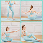 Elastic Resistance Band Set | Yoga & Fitness Training Bands with Handles