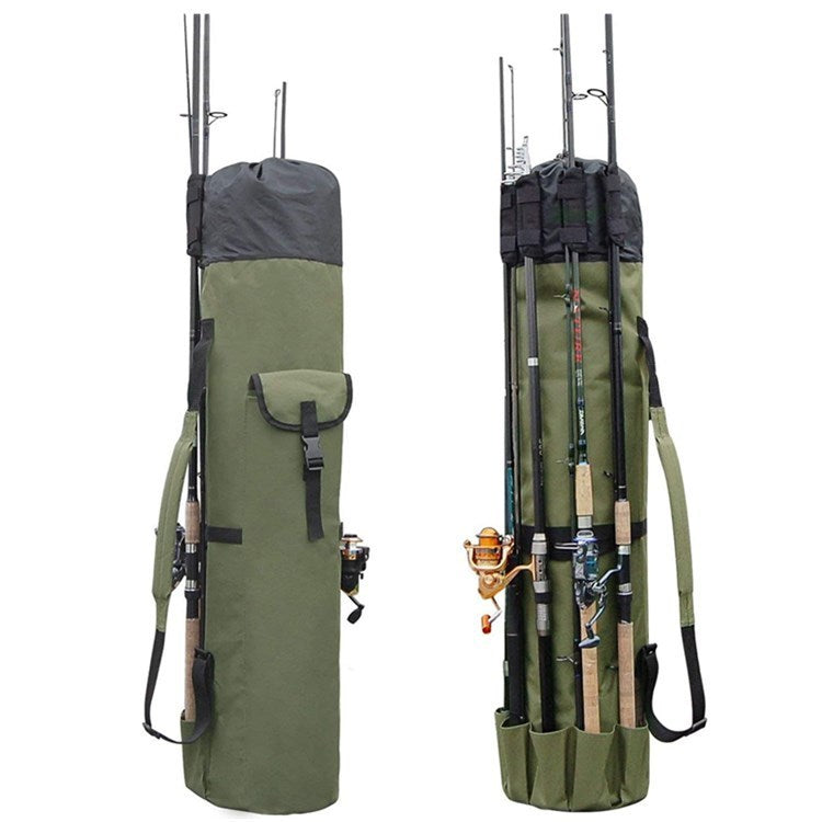 Multifunctional Cylinder Fishing Bag | Outdoor Rod Storage & Gear Tote Secondary image