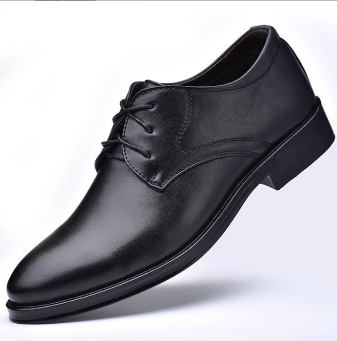 Men's Formal Pointed Toe Dress Shoes – Classic Lace-Up Business Oxford