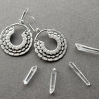 Retro Silver Plated Drop Earrings – Women's Creative Filigree Hoop Style