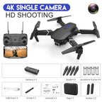 E88 Foldable HD Drone – 4K Dual Camera RC Quadcopter with FPV & GPS Functions