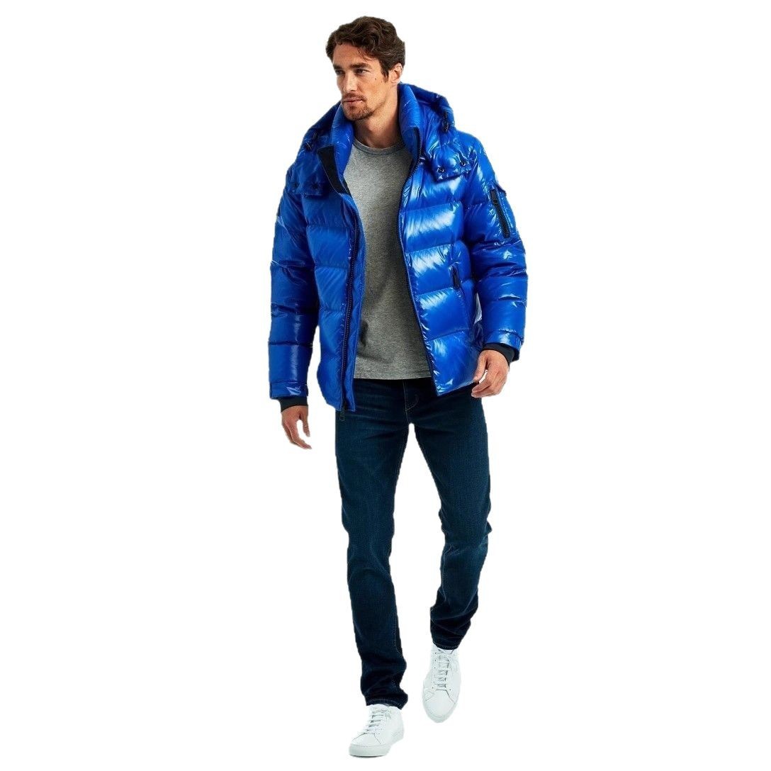 Classic Couple Short Warm Jacket | Men's Winter Padded Zip Coat