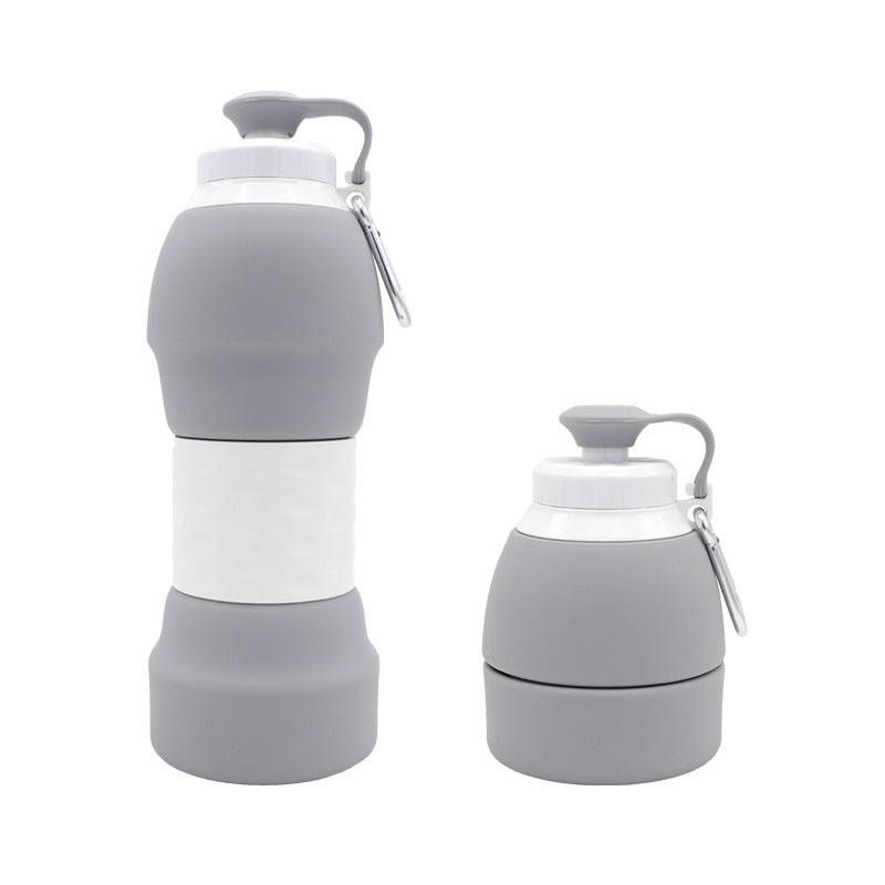 Portable Silicone Folding Water Bottle | 580 ml Travel & Outdoor Bottle
