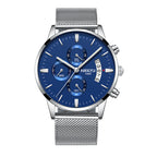 Men's Chronograph Business Watch – Luxury Analog Quartz Waterproof